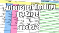Automated Betfair trading with Bet Angel and Excel 3/3