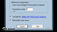 Bet Angel – Connection modes