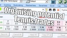 Bet Angel – Finding and organising potential Tennis trades – Peter Webb