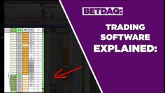 BETDAQ Trading Software Explained (by Caan Berry)