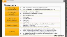 Betfair FY 2014 results presentation