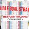 Betfair Live Football Trading – First Half Goal Strategy