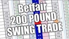 Betfair racing trading – £200 Swing trade