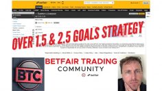 Betfair Trading Over Under 1.5 & 2.5 goals Strategy and Trading Psychology