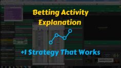Betfair Trading Video – Tennis strategy and bet activity explanation