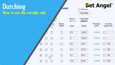 Betting tips – Advanced Dutching calculator on Bet Angel