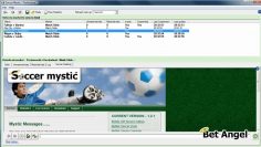 Football trading on Betfair – Setting up Soccer Mystic at half time