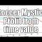 Football trading – Using Soccer Mystic to profit from time value