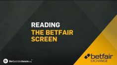 HOW TO USE BETFAIR | READING THE BETTING SCREEN