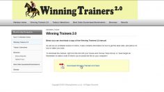 Inside Winning Trainers 2.0