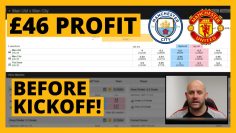 Man City v Man Utd Football Trading on Betfair £46 Profit | Caan Berry