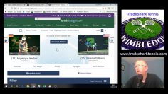 TradeShark (almost) Live – I preview the Womens Final at Wimbledon