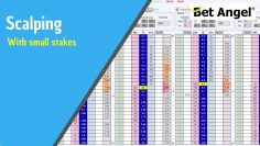 Using Bet Angel – Trading a race on the Ladder – Scalping with small stakes