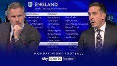 Jamie Carragher & Gary Neville debate Englands potential World Cup line up & Southgates future