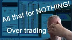 Betfair Tennis Trading for Beginners – Overtrading. ALL THAT FOR NOTHING!