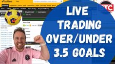 Live Trading – Lay Over 3.5 Goals Strategy (Under 3.5 Goals) – Profitable Low Risk Betfair Trading