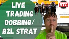 Live Trading – Profitable Dobbing Betfair Trading Strategy – Horse Racing Back To Lay Strategies