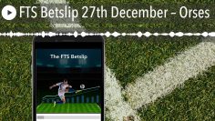 FTS Betslip 27th December – Orses
