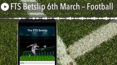 FTS Betslip 6th March – Football