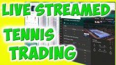 Step by step tennis trading LIVE