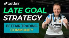 NEW Late Goal Strategy for 2024 – Live Betfair Trading