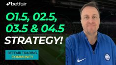 Over 1.5, 2.5, 3.5 & 4.5 Goals Strategy! Live Betfair Trading