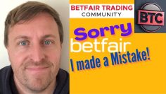 I Made a Mistake – Betfair Trading confessions