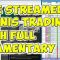 Live streamed Betfair tennis trading